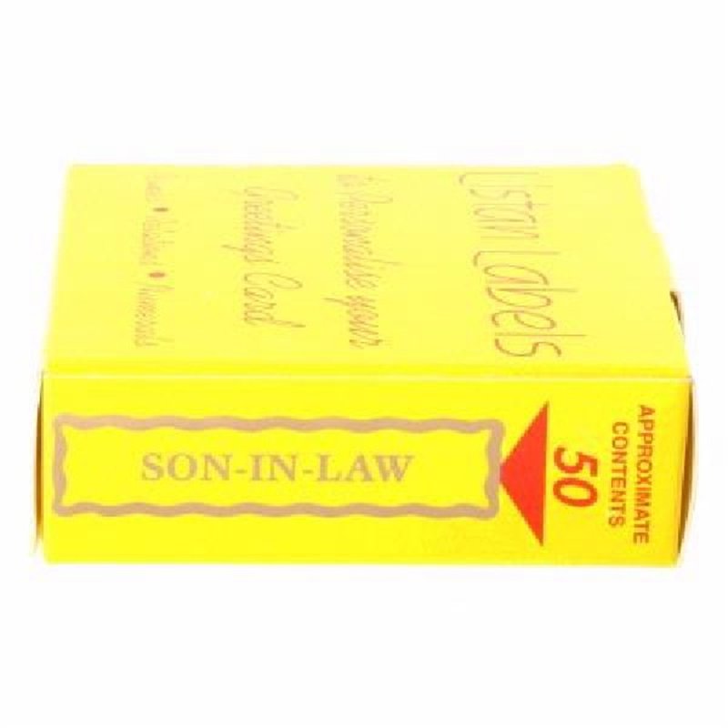 SON-IN-LAW LISTAN LABELS  50S