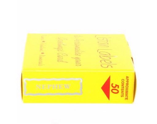 NEPHEW SILVER LISTAN LABELS  50S