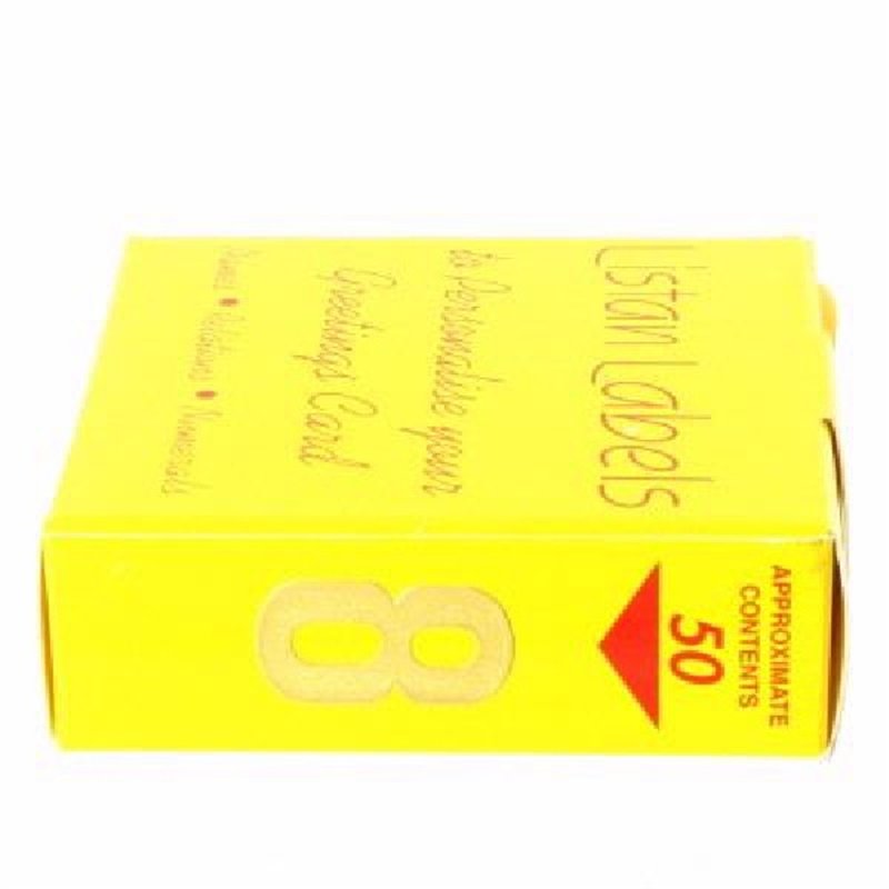 GOLD NO.8 LISTAN LABELS  50S