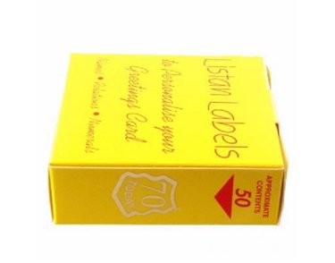 70 TODAY LISTAN LABELS SHIELD 50S