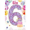C50 GIRLS 6TH BIRTHDAY WORDPLAY  6S