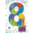 C50 BOYS 8TH BIRTHDAY WORDPLAY  6S