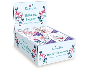 (8) THANK YOU NOTELETS AND ENVELOPES  24S