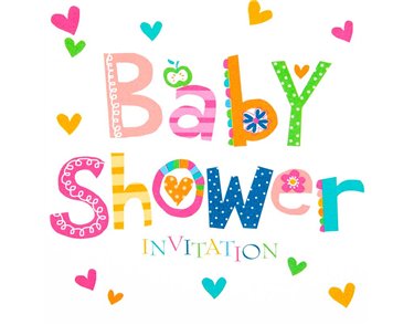(6) BABY SHOWER INVITATION CARDS  6S