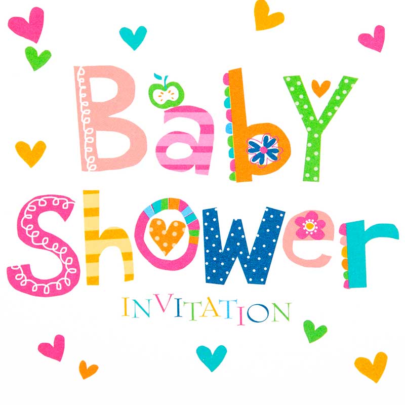 (6) BABY SHOWER INVITATION CARDS  6S