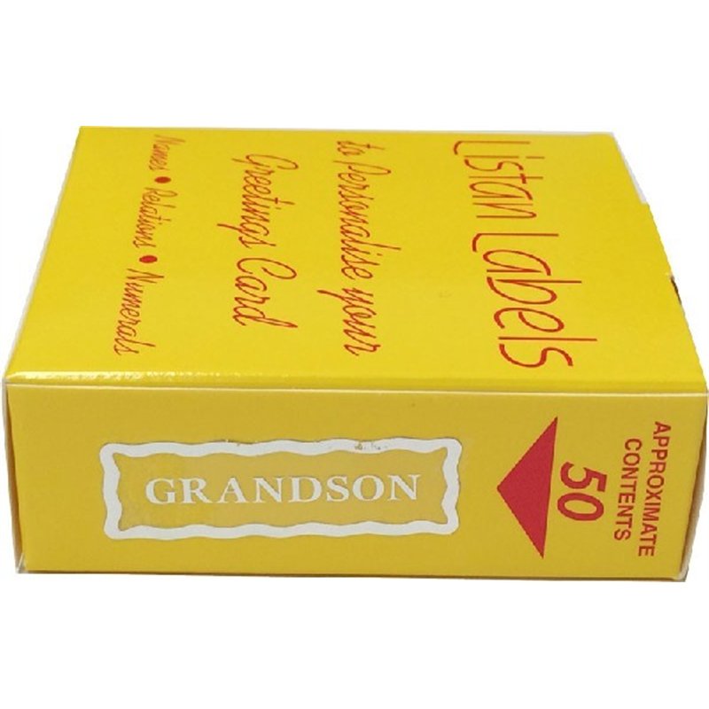 GRANDSON SILVER LISTAN LABELS  50S
