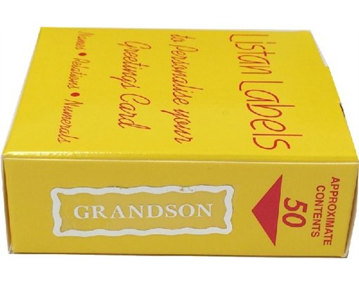 GRANDSON SILVER LISTAN LABELS  50S