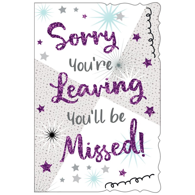 C75 SORRY YOUR LEAVING E/DAY  6S
