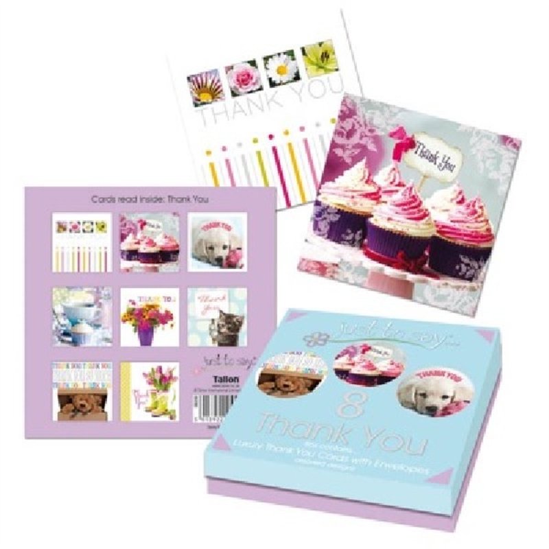 (8) ASST THANK YOU CARDS BOXED