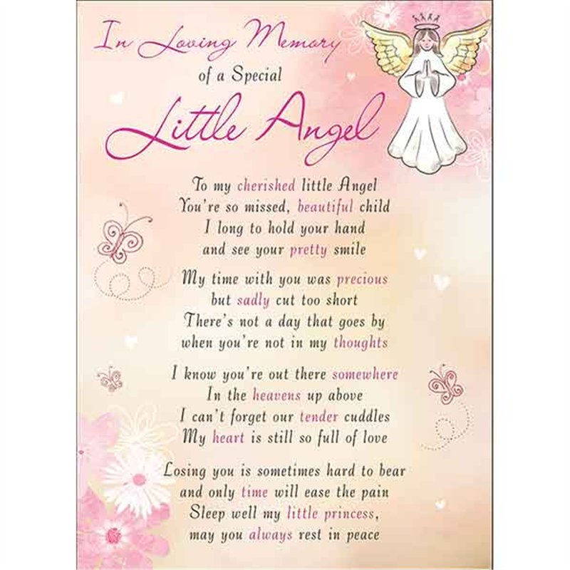 C35 LITTLE ANGLE E/DAY GRAVESIDE CARD  6S