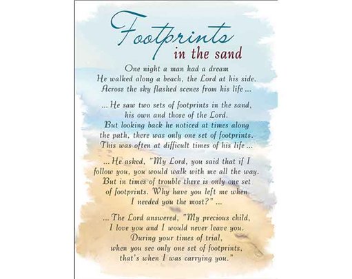 C35 FOOTPRINT E/DAY GRAVESIDE CARD  6S