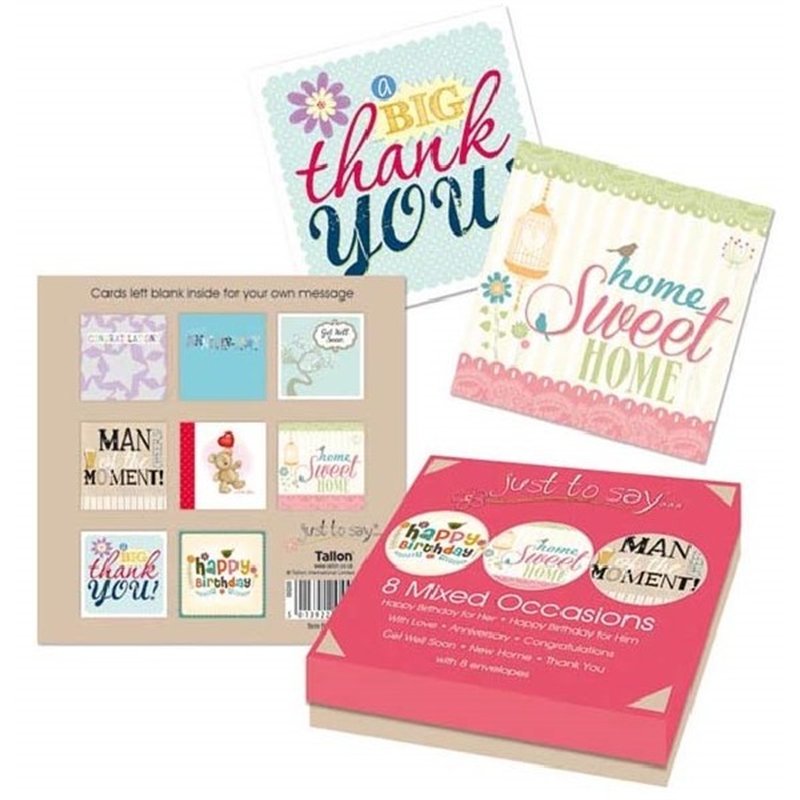 (8) MIXED OCCASION CARDS BOXED