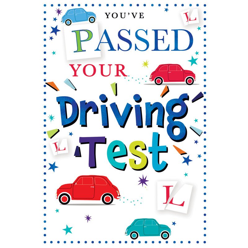 C50 DRIVING TEST CONGRATULATIONS MALE ELVIN E