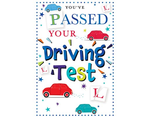 C50 DRIVING TEST CONGRATULATIONS MALE ELVIN E