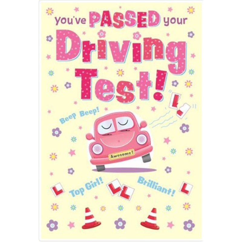 C50 DRIVING TEST CONGRATULATIONS FEMALE ELVIN