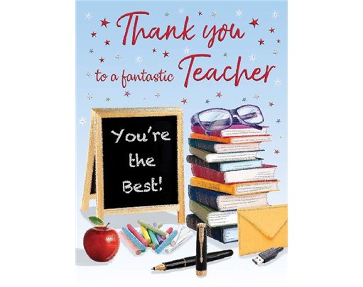 C100 THANK YOU TEACHER REGAL  6S