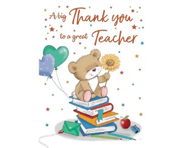 C100 THANK YOU TEACHER REGAL  6S