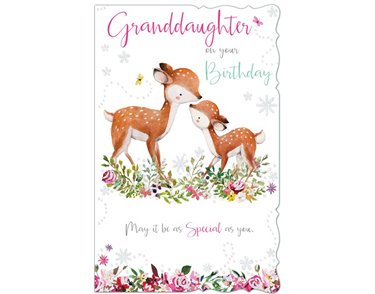 C125 CUTE GRANDDAUGHTER B/DAY  6S