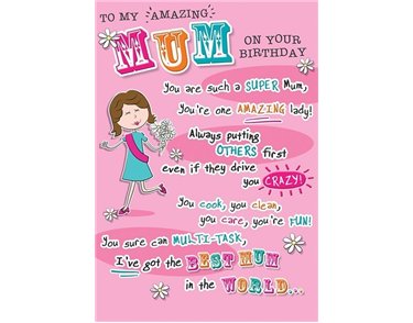 C75 MUM BIRTHDAY FAB FRIENDS  6S