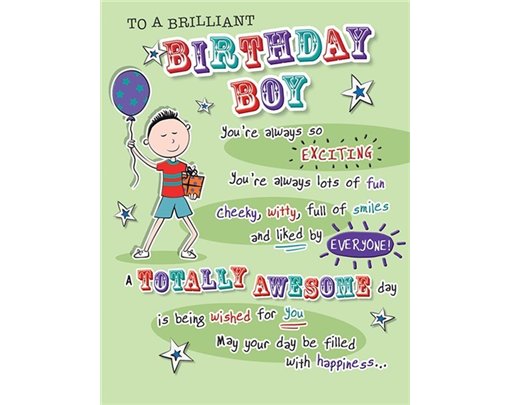 C50 BOY BALLOON OPEN FAB FRIENDS  6S
