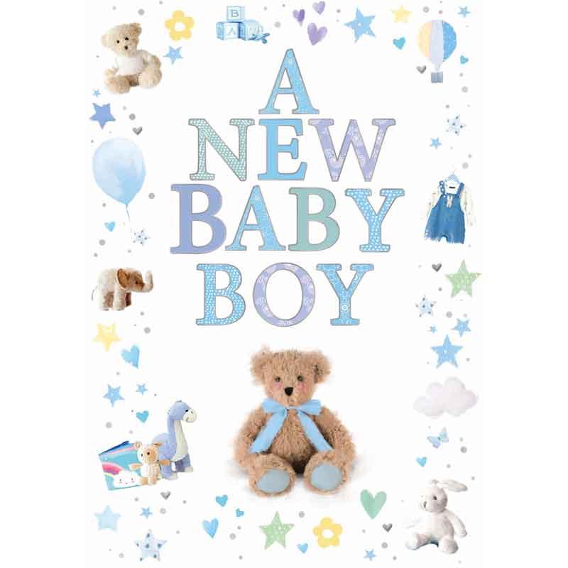 C50 BABY BOY CARD ESSENTIAL  6S