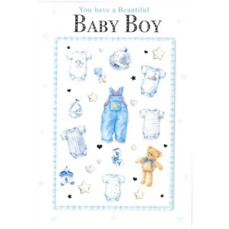 C50 BABY BOY CARD ESSENTIAL  6S