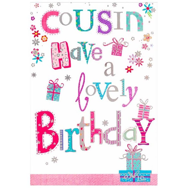 C50 COUSIN B/DAY CARD ESSENTIAL  6S