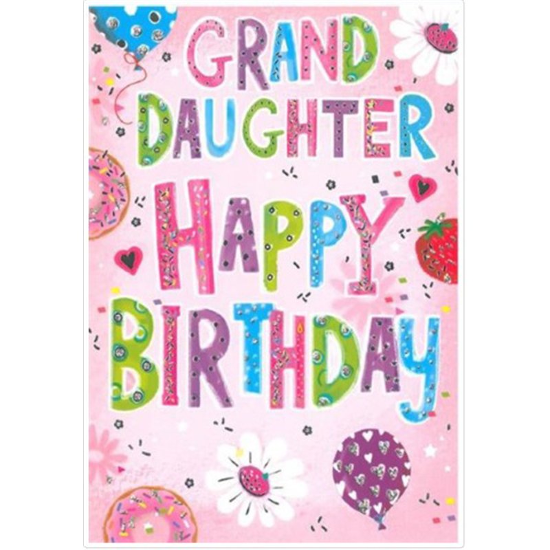 C50 GRAND DAUGHTER B/DAY CARD ESSENTIAL  6S