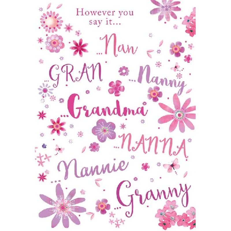 C50 GRANDMA B/DAY CARD ESSENTIAL  6S