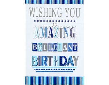 C50 OPEN BIRTHDAY CARD ESSENTIAL  6S