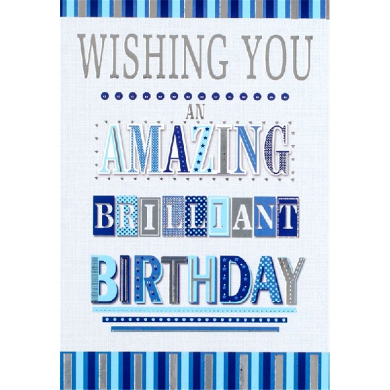 C50 OPEN BIRTHDAY CARD ESSENTIAL  6S