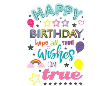 C50 OPEN BIRTHDAY CARD ESSENTIAL  6S
