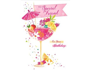 C50 SPECIAL FRIEND B/DAY CARD ESSENTIAL  6S