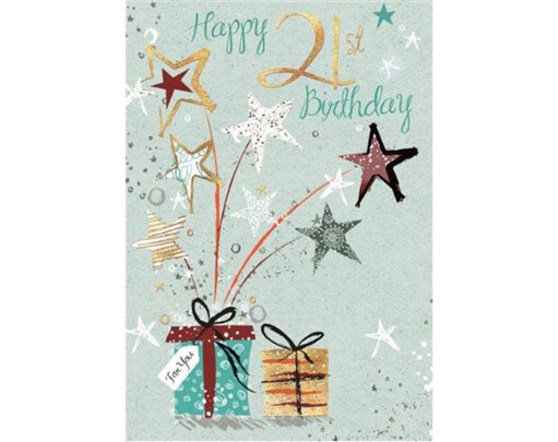 C50 21ST B/DAY CARD ESSENTIAL  6S