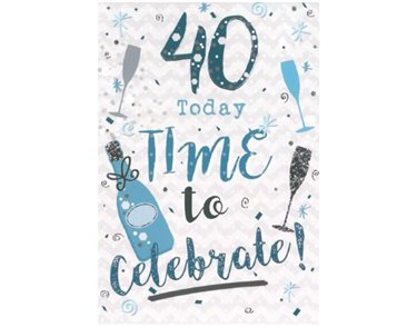 C50 40TH B/DAY CARD ESSENTIAL  6S