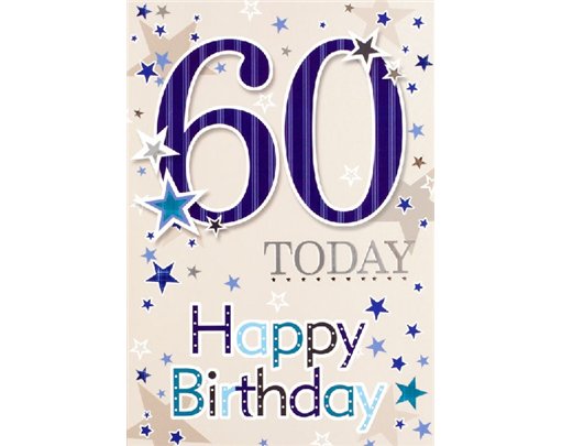 C50 60TH B/DAY CARD ESSENTIAL  6S