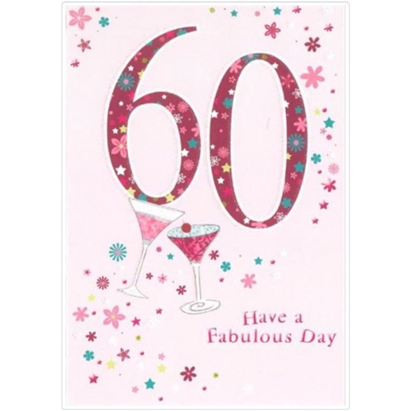 C50 60TH B/DAY CARD ESSENTIAL  6S