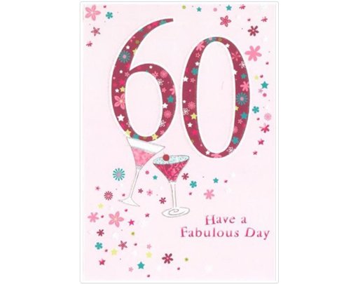 C50 60TH B/DAY CARD ESSENTIAL  6S