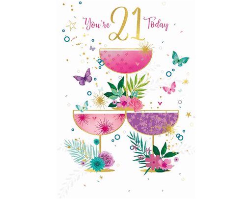 C50 21ST B/DAY CARD ESSENTIAL  6S