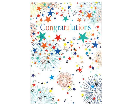 C50 CONGRATS CARD ESSENTIAL  6S