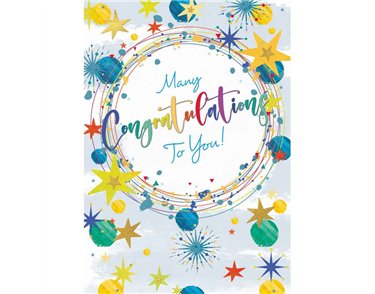 C50 CONGRATS CARD ESSENTIAL  6S