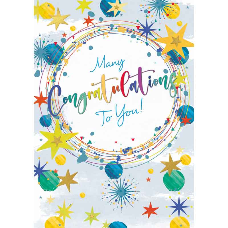 C50 CONGRATS CARD ESSENTIAL  6S