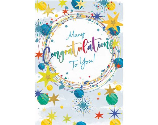 C50 CONGRATS CARD ESSENTIAL  6S