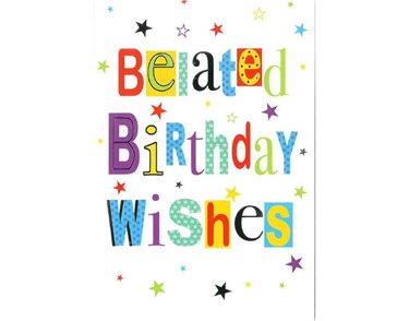 C50 BELATED CARD ESSENTIAL  6S