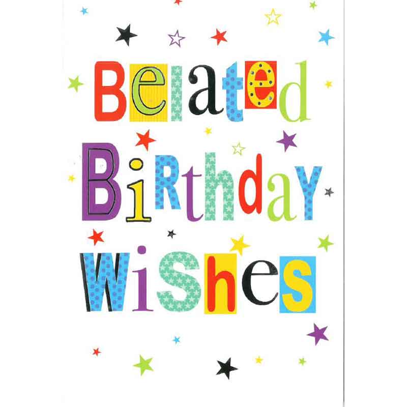 C50 BELATED CARD ESSENTIAL  6S