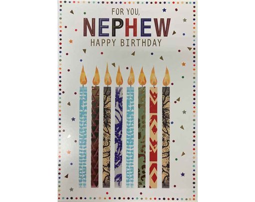 C50 NEPHEW B/DAY CARD ESSENTIAL  6S