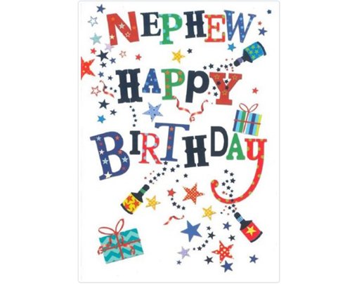 C50 NEPHEW B/DAY CARD ESSENTIAL  6S