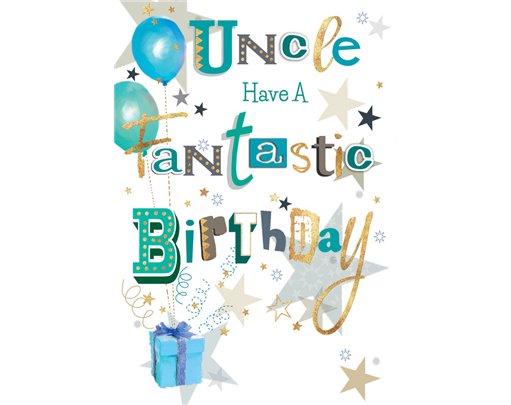 C50 UNCLE B/DAY CARD ESSENTIAL  6S