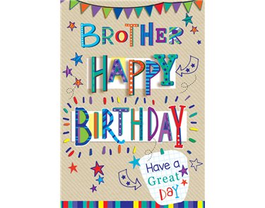 C50 BROTHER B/DAY CARD ESSENTIAL  6S