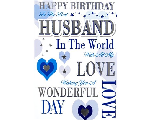 C50 HUSBAND B/DAY CARD ESSENTIAL  6S